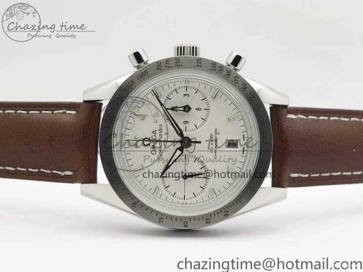 1221 Speedmaster ’57 Co-Axial OMF 1:1 Best Edition White Dial Silver Markers A9300 (Free Leather Strap) Efficient 8133